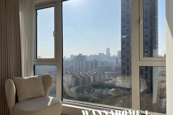 Modern&Nice&ReallyBright 2Bdrs 1Bath Apt+Zhongshan Park+Awesome View+Top Compound