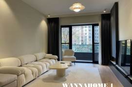 Open Balcony+Top Compound+Jing An Temple+ Modern&Spacious&Bright 2Bdrs 2Baths Apt+Free Club