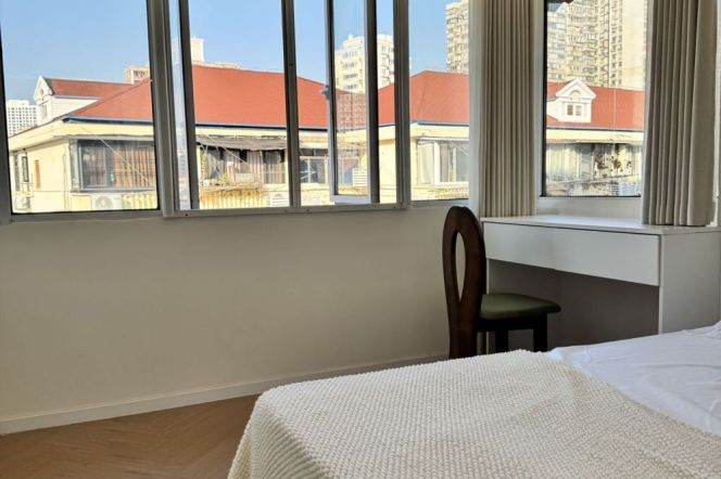 Green 1BR + elevator| Zhongshan Park Metro L2/3/4 | 6F New decoration 6.2K