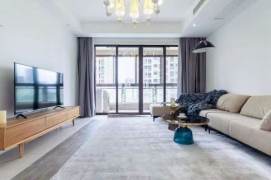 modern big 3brs floor heating balcony modern furniture in Gubei 26K