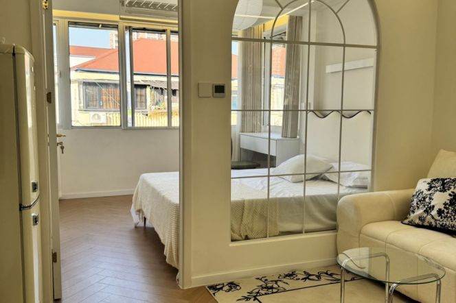 Green 1BR + elevator| Zhongshan Park Metro L2/3/4 | 6F New decoration 6.2K