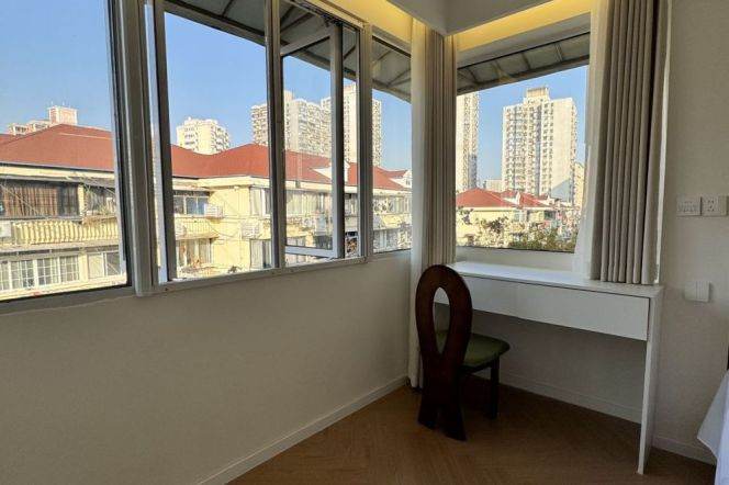 Green 1BR + elevator| Zhongshan Park Metro L2/3/4 | 6F New decoration 6.2K