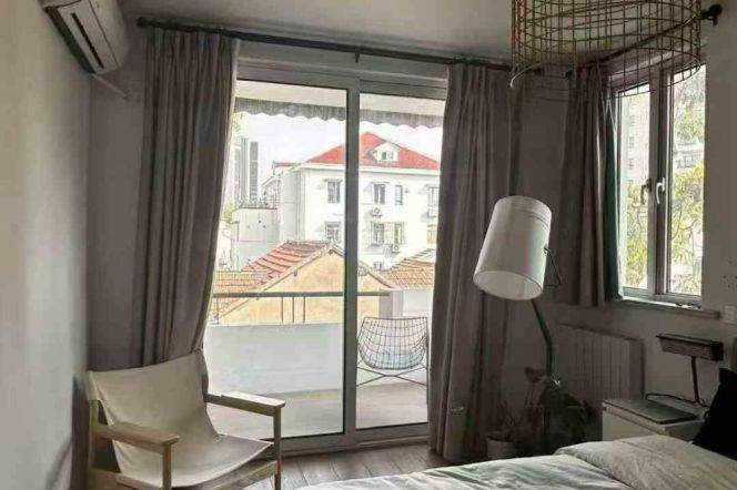 Balcony 2Beds with Elevator@Shanghai Library/Line10 