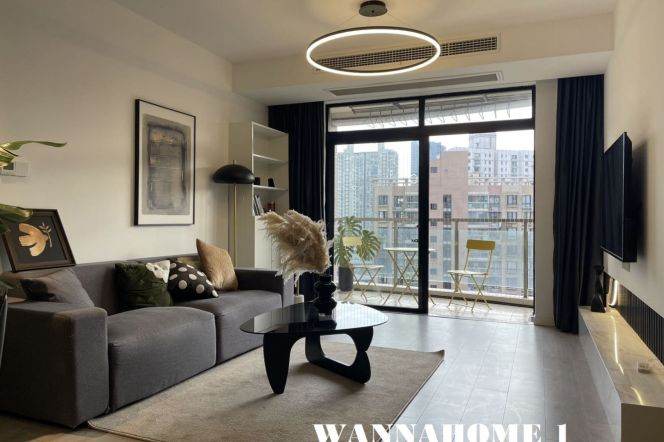 Awesome View+Open Balconies+Spacious&Bright 2Bdrs 2Baths Apt+L7 Chang Ping Rd+Top Compound