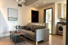 Nice compound/modern 2br 1lr/high floor,Jing'an Temple@L14/2/7