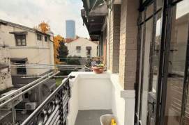 Nice balcony 1Br/1Lr/1Bt apt nr Changshu rd,M1/2/7