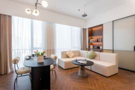 1br service apt Near East China Normal university with Quite nice breakfast for free