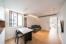 Jing'an  Temple,   Newly Renovated 1BR, Nice View,Central AC