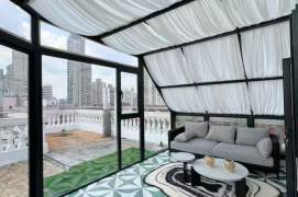 modern duplex 5bedrooms floor heating brand new furniture nice terrace near line 2,11