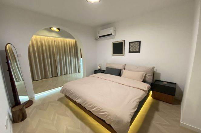 Xintiandi 1br with great view near dashijie station line1/14/8 for long/short rent