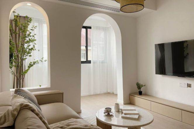 Jing'an Temple metro L2/7 | 1Br New renovation | Big livr 65Sqm 8.8K