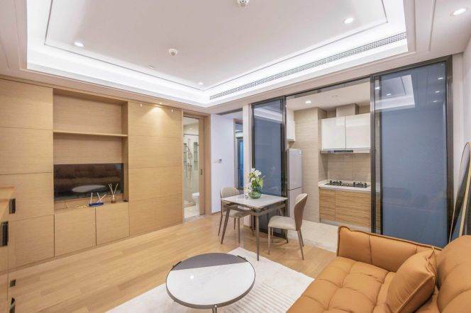 1BR+1 study rm | 65sqm. | free cleaning once per week | fully equipped | can month rental