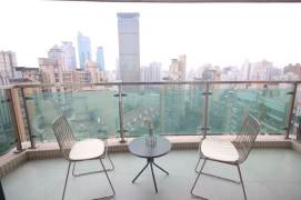 Morden 3brs with floor heating and balcony in Jing an