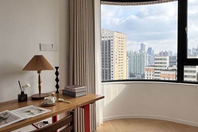 Suzhou Creek | Simple & Beautiful 2BR + Big balcony&River view | Hanzhong rd metro | Good view