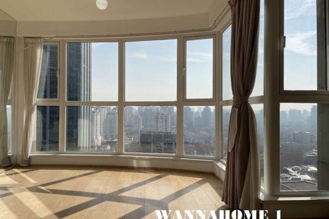 Top Compound+Spacious&Modern 3Bdrs 2Baths Apt+Awesome View/IAPM+South Shaanxi Rd