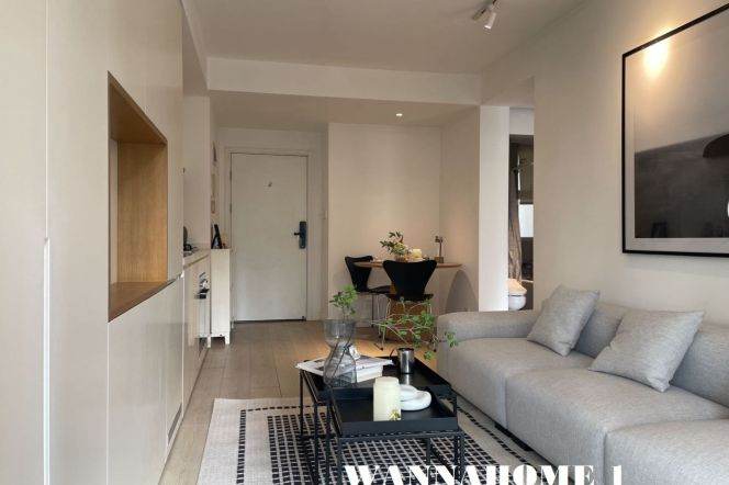 Modern&Really Bright 1Bdr 1Bath Apt+West Nanjing Rd+Nice Balcony+Great Compound