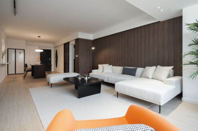 modern 3brs floor heating  open balcont modern furniture near Jing an temple 23.5K