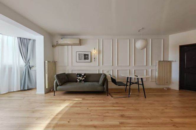 Full furnished 1br/2living & elevator/oven @ Jing'An temple