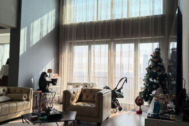 modern 4brs penhouse floor heating big terrace near Wu kang road line 1,7 