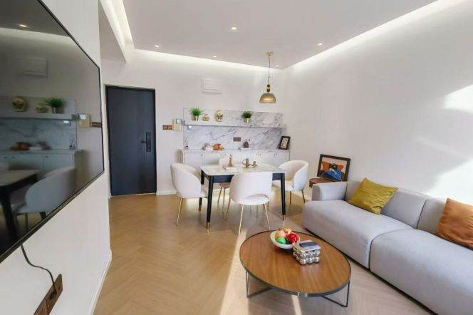 Morden 1bedroom with river and floor heating beside beautiful Huang pu river