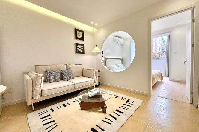 Pudong area/modern 1br 1lr/bright room/Chengshan rd@L13/8