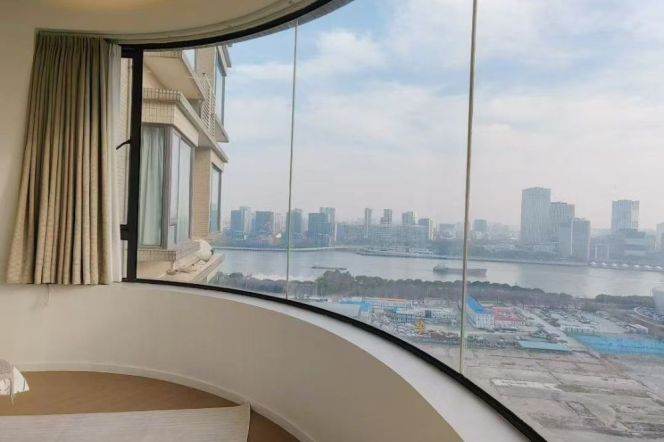 Morden 1bedroom with river and floor heating beside beautiful Huang pu river