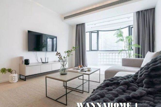Great Compound+Modern&Spacious 2Bdrs 1Bath Apt+L2/3/4 Zhong Shan Park+Awesome View