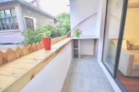 Jianguo/South Xiangyang rd bright 1br/1lr/1ba apt with balcony; L9/12