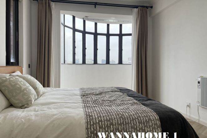 Modern&Spacious 2+1Bdrs 2Baths+High Floor/Good View/L7 Chang Ping Rd+Jing An Temple