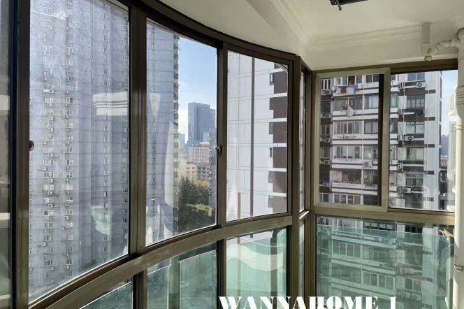 Modern&Spacious&Bright 2Bdrs 1Bath/Zhong Shan Park/Nice Compound/Huge Open Balcony