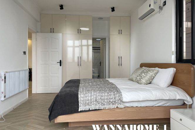 Modern&Spacious 2+1Bdrs 2Baths+High Floor/Good View/L7 Chang Ping Rd+Jing An Temple