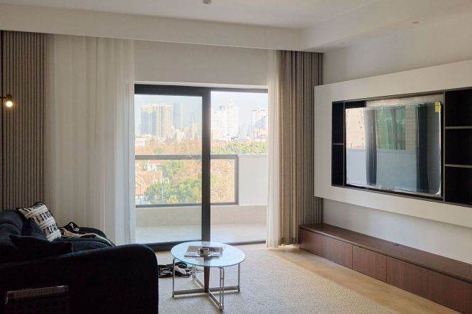 Shanghai Library/3br2bt/central AC/floor heat/oven/dishwasher/club/outdoor balcony