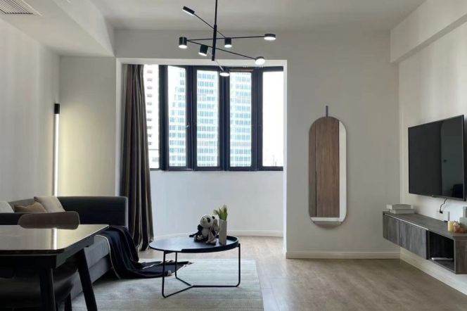 Modern&Spacious 2Bdrs 1Bath Apt+High Floor+Awesome View+L7 Chang Ping Rd Metro