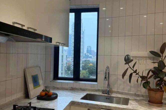 Cozy 2BR High-Floor Residence w/Heating in Top of City/Jing'an