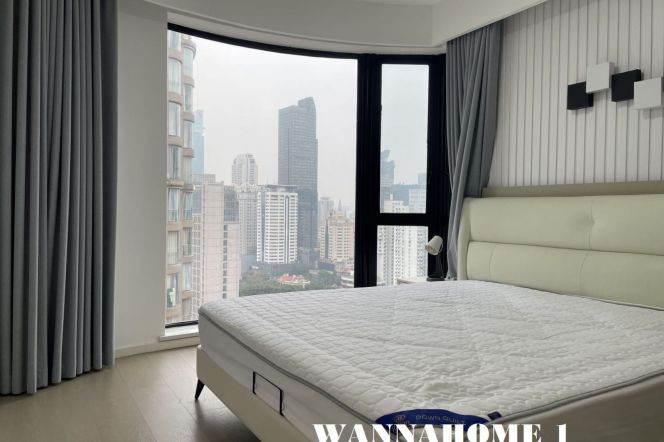 Great Compound+Spacious&Modern&Bright 1Bdr 1Bath Apt+Jing An Temple+Awesome View