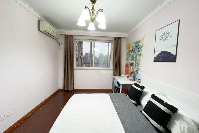 2 rooms near Jiangsu rd, with balcony,close to ECNU/STJU,internationl roommates 