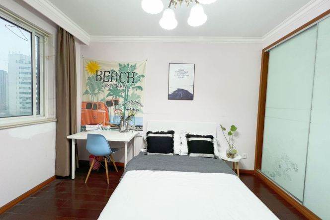 2 rooms near Jiangsu rd, with balcony,close to ECNU/STJU,internationl roommates 