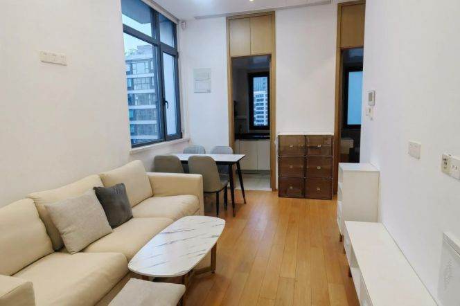 Cozy & Bright 1 br next NYU shanghai. 4 mins walking to L6/8/11