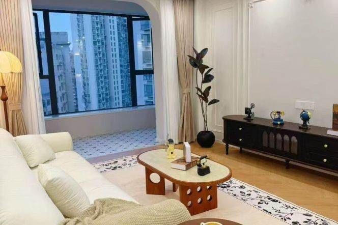 Morden 2brs with floor heating and balcony belonged to Xintiandi area