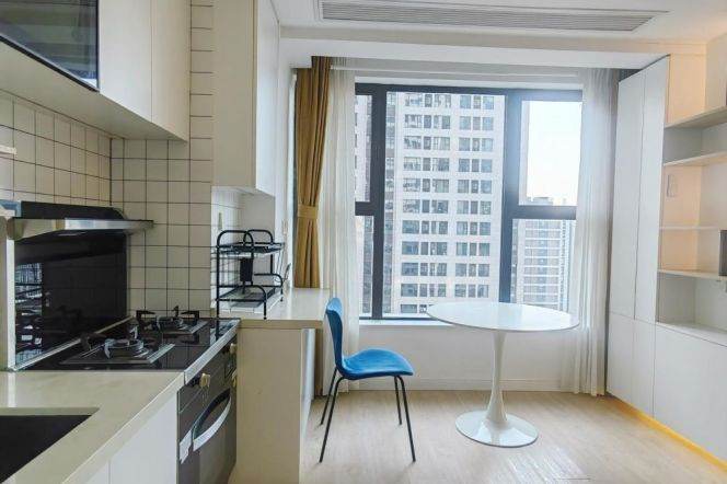 Modern & Cozy 1 br with open style next NYU shanghai ,4 mins walking to L6/8/11