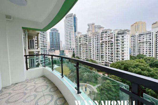 Large Balcony+Spacious&Bright 3Bdrs 2Baths Apt+L13/14 Wu Ning Rd+Awesome View+Great Compound