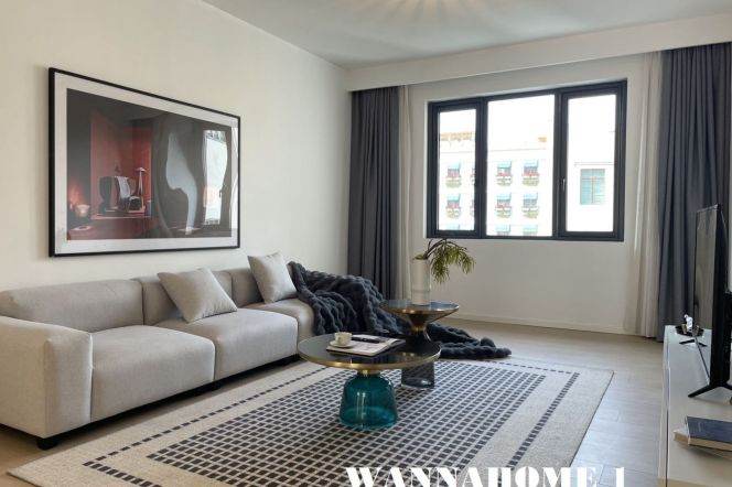 Elevator Modern&Spacious&Bright 3+1Bdrs 2Baths Apt+Wu Kang Rd+L10/11 Jiao  Tong Uni.