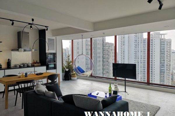 Awesome View+Spacious&Modern 2Brs 1Bath Apt+L8/9 Lu Jia Bang Rd+Large French Windows