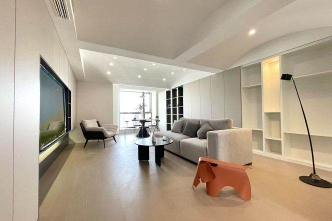 Zhenping Rd Station Elevator 2Br with Open Balcony High-floor Line3/4/7 Nr Suzhou River