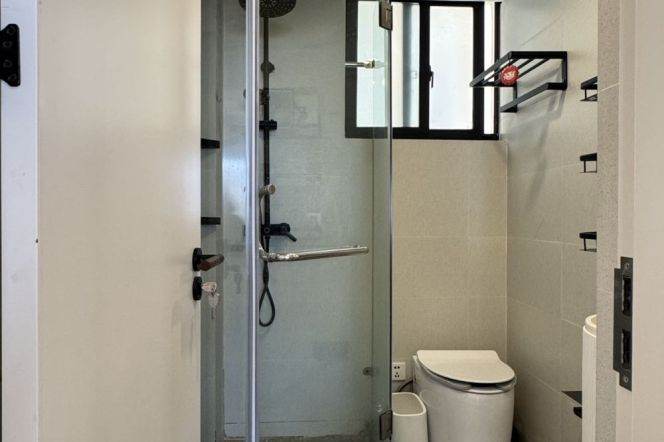 Modern 2Br-2bath apt  | Zhongshan Park Metro L2&3&4 | Central AC+Heating 15.8K