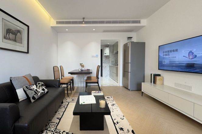 Modern&Cozy 1Br/1Lr/1Bt@L2/7/14 Jing’an Temple Station 