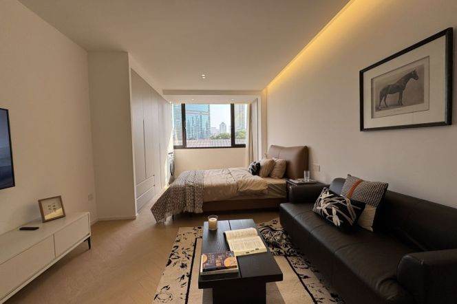 Modern&Cozy 1Br/1Lr/1Bt@L2/7/14 Jing’an Temple Station 