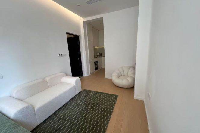Brilliant high ceiling one bedroom Apt+gym+heating+central AC @Changping