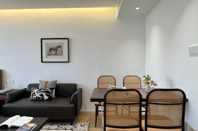 Modern&Cozy 1Br/1Lr/1Bt@L2/7/14 Jing’an Temple Station 