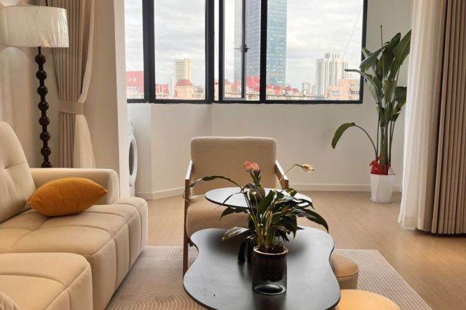 Spacious&modern/elevator 1br 2lr/NR ECNU/floor heating,Jinshajiang rd@L13/3/4